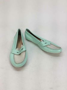 mint green loafers