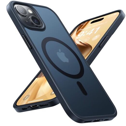 Magnetic Case Compatible with MagSafe, [16FT Drop for iPhone 15 Black