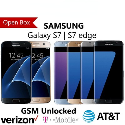 Samsung Galaxy S7 S7 edge 32GB GSM Unlocked AT&T T-Mobile Verizon Smartphone