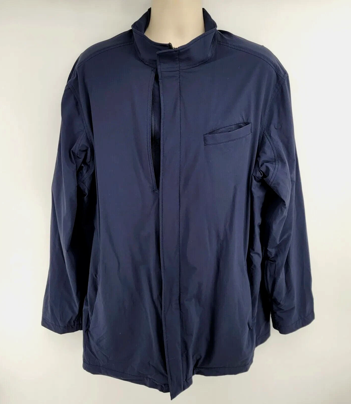 Duluth Trading Mens Jacket Size XL Navy Blue Stretch