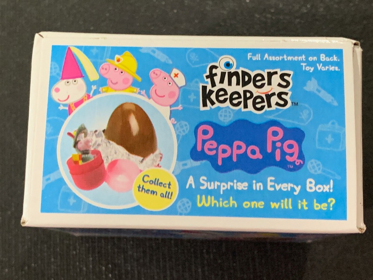 Finders Keepers Peppa Pig Figs, boxes, FULL SET BROWN BEAR
