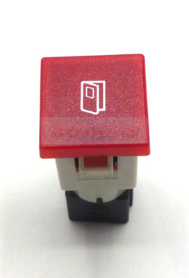 COBO RED OPEN DOOR LIGHT CAR DASH BOARD PANEL WARNING LIGHT LAMP 12V 24V 19MM