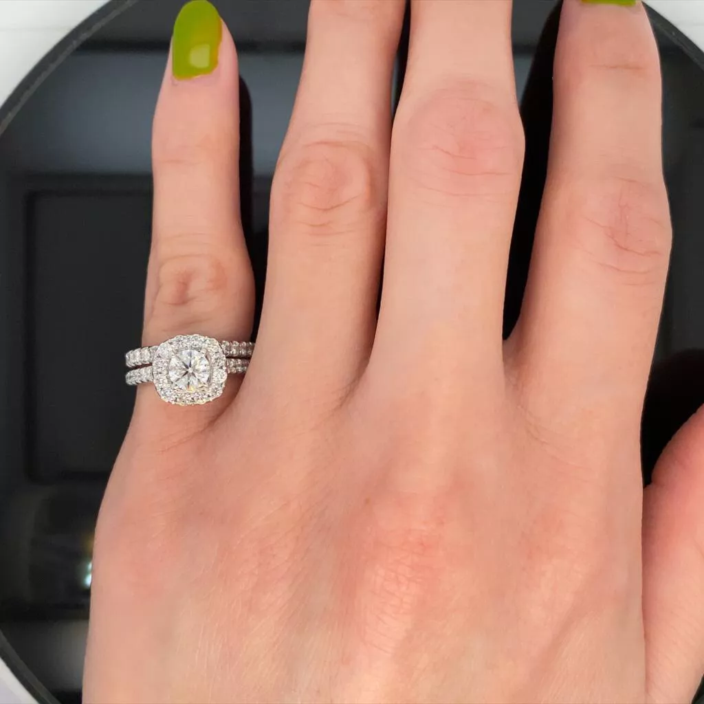 Neil lane 14k white 2024 gold engagement ring