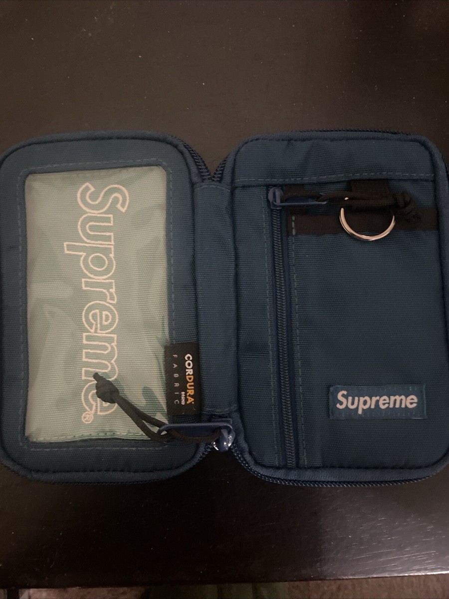 Supreme Small Zip Pouch Wallet Teal | eBay