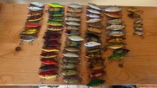 Assorted Lipless Crank Baits - Total of 63 - Some Discontinued Colors