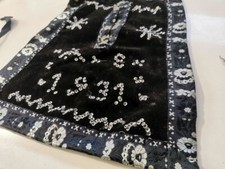 unglaublicher Pailetten Samt Taschensack f unter Schürze 1931  Volkskunst Tracht