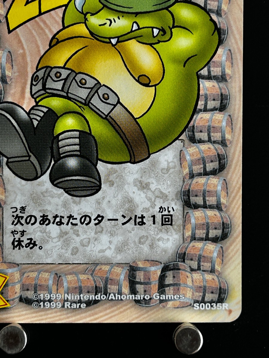 General Klump Donkey Kong Card S0035R NINTENDO Japanese TCG Game