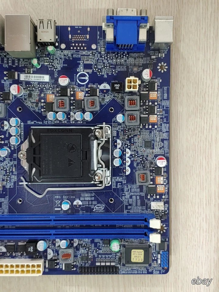 FOXCONN H61 DDR3 LGA 1155 2nd 3rd CPU Support Motherboard - Image 4 of 4