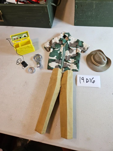 GI JOE safari rescue jungle survival set uniform Adventure Team parts 19d16
