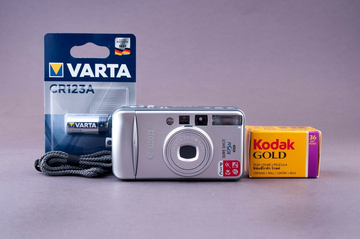 Canon Sure Shot 105U Date 35mm Point & Shoot Film Camera