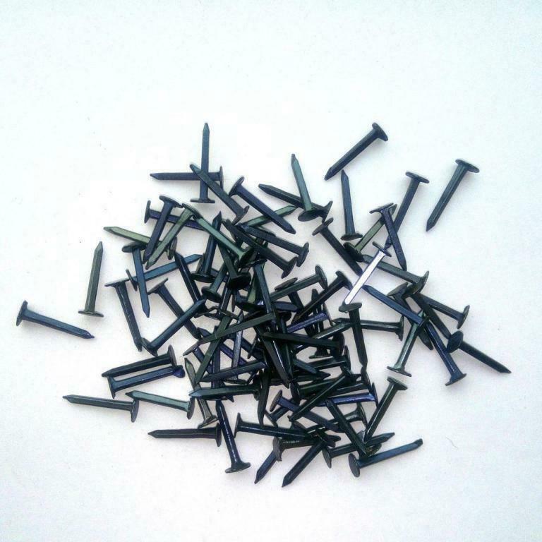 500 Black Multipurpose Shoe Tacks/Nails 15MM Long 1.5 MM Dia forLasting