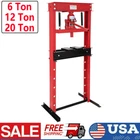 Hydraulic Shop Press 6 Ton/12 Ton/20 Ton with Press Plates Benchtop Press Stand