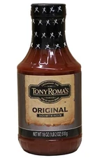 	Tony Romas Original Barbeque Sauce 18 Ounce Pack of 6	