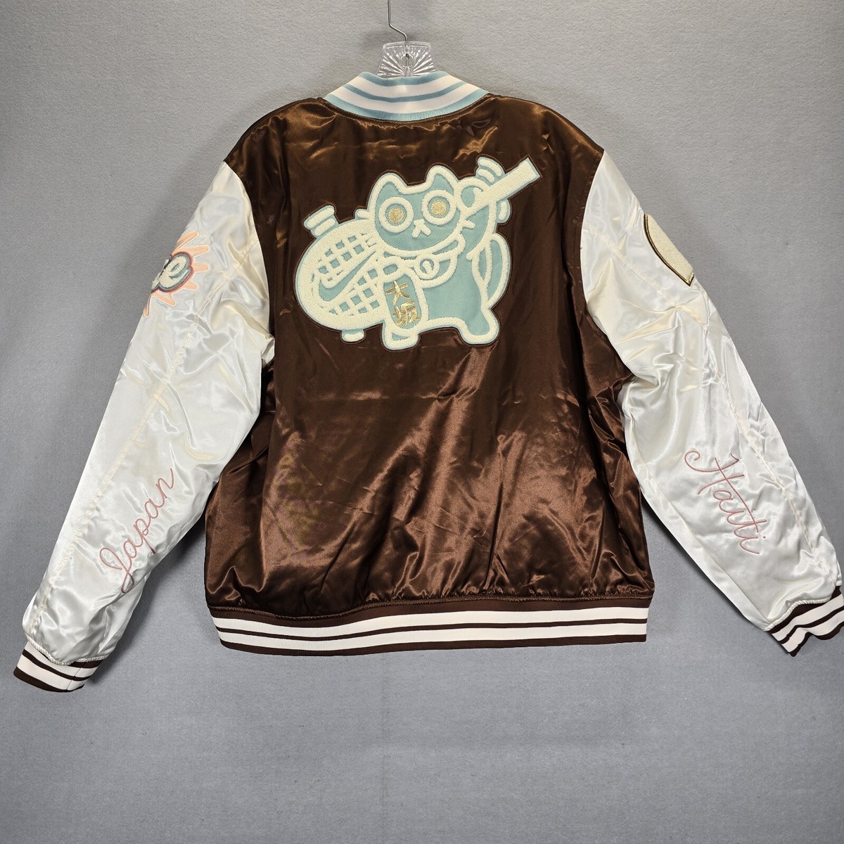 ジャケット (W) Nike Naomi Osaka Varsity Jacket Cacao Wow Nike 23FW Naomi Osaka Varsity Women's Varsity Jacket Top
