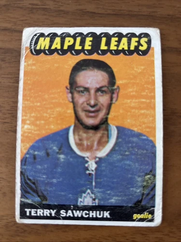 1965-66 Topps Set-Break # 12 Terry Sawchuk VG-VGEX (crease)