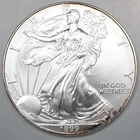 1999 American Silver Eagle 1 Ounce .999 Fine US Mint Bullion Coin