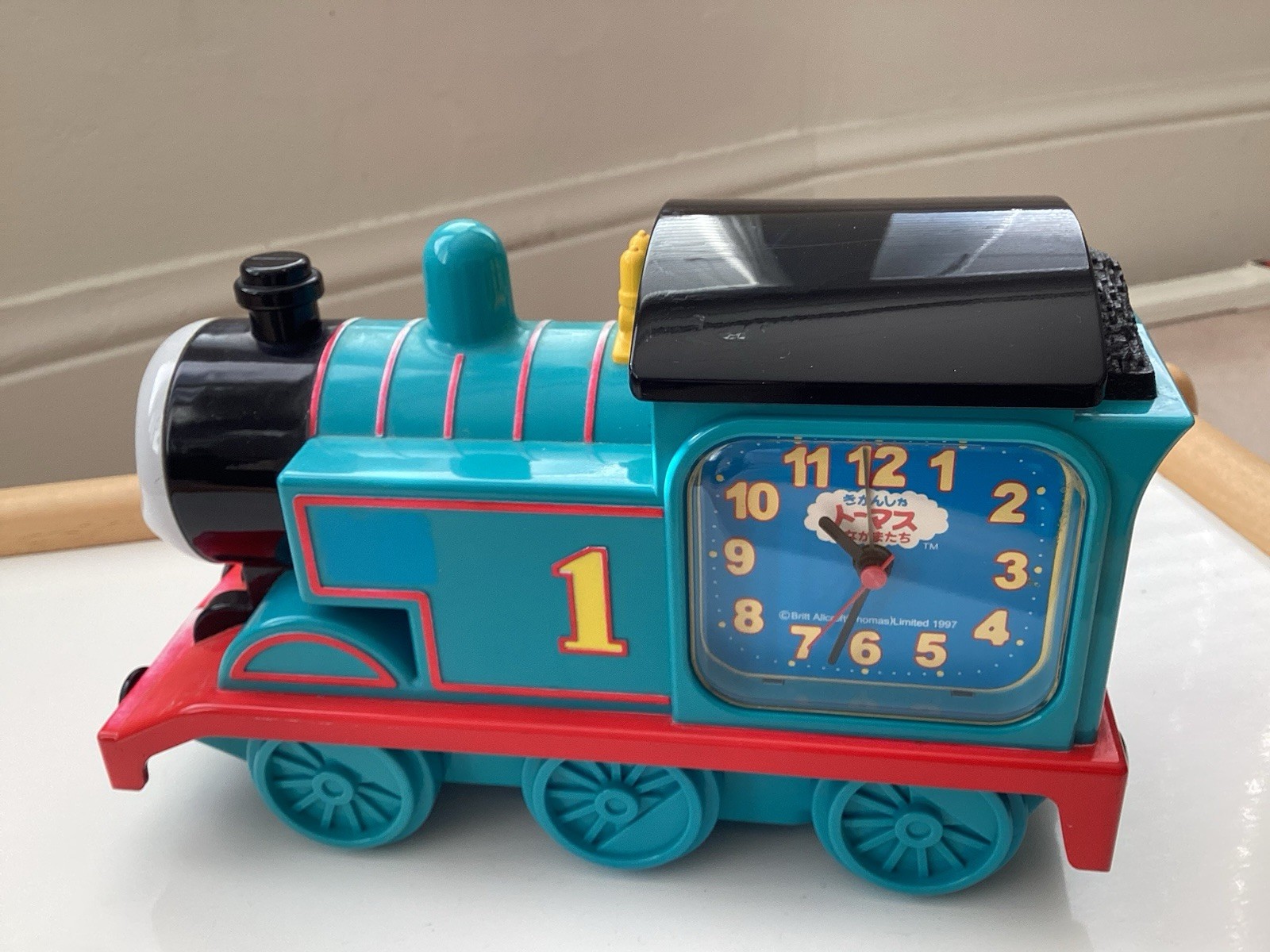 Vintage Thomas the Tank Engine Talking Alarm Clock Japanese Version