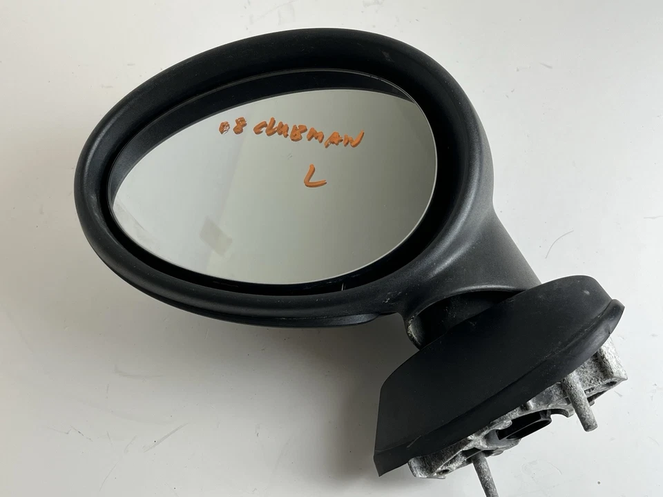 Mini Cooper Clubman 2008 conjunto de espejo retrovisor lateral izquierdo OEM Foto 3 de 4