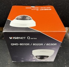 Hanwha Wisenet QND-8020R Q-Series 5MP IR Dome IP Camera, 4mm Fixed Lens, White