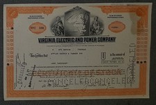 Virginia Electric and Power Company 1975 1000 Shares preference