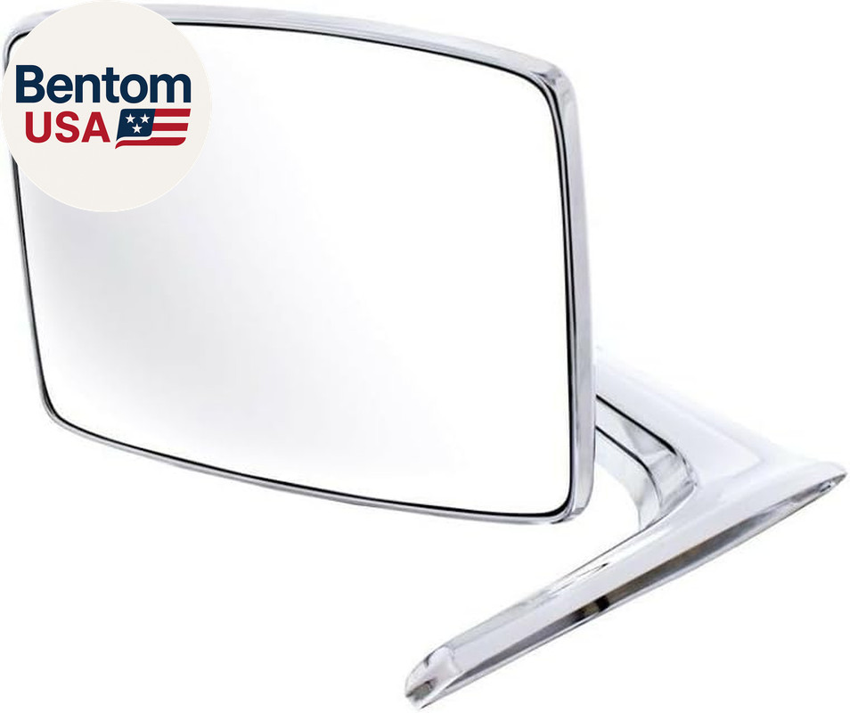 110735 Chrome Plated Exterior Mirror For 1966-77 Ford Bronco &Amp; 1967-79 Truck, Di
