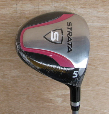 BRAND NEW LADIES STRATA FAIRWAY 5 WOOD 18 LOFT WOMENS FLEX RIGHT HAND PINK