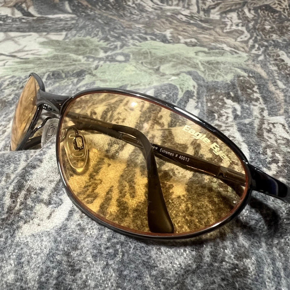 Gafas de sol Eagle Eyes Extremes 10013 lentes EE. UU. marco de metal ámbar Foto 4 de 4