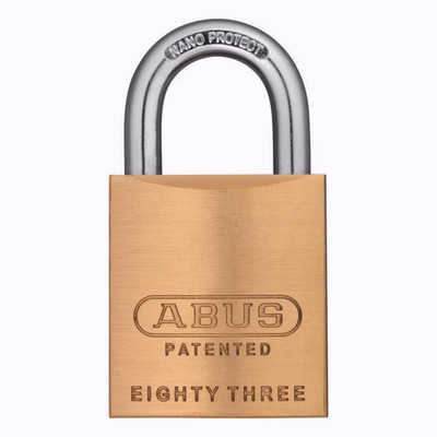ABUS USA 8345300WOSHACKLE ABUS 1 3/4 BR REKEY-SC1 PADLCK W/O SHKL