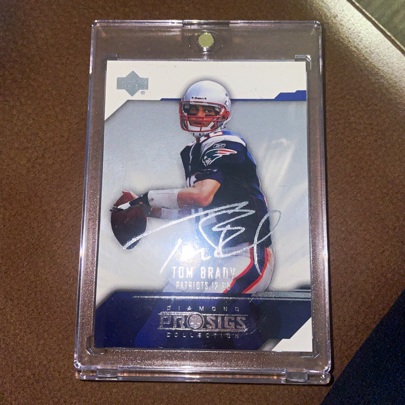 Tom Brady 2004 UPPER DECK Diamond Pro Sigs Auto