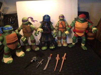 5 Teenage Mutant Ninja Turtles 2012 Viacom Large 9 -11  Battle shell Lot