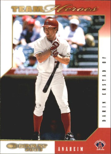 2003 Donruss Team Heroes Darin Erstad #10 card