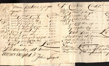 US EMBOS.  REVENUE  RM 2  INLAND BILL OF EXCHANGE 5/4/1762 (READ DESCRIPTION)