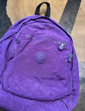 Kipling Seoul UNISEX Purple Nylon Backpack Wi...