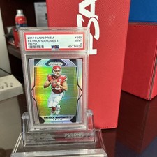2017 Panini Prizm #269 Patrick Mahomes II RC Rookie PSA 9 NO OFFERS
