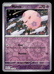 Munna Pokemon Card