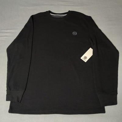 ELEMENT Skateboarding Mens Large Long Sleeve Shirt Black MSRP $32