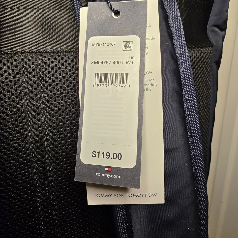 Mochila Tommy Hilfiger Signature Element Rolltop Nueva Precio de venta sugerido por el fabricante $119 Viaje Escuela Foto 4 de 4