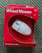 Microsoft Wheel Mouse PS/2 Windows Brand New - X08-07239 Free Shipping Yay Ebay
