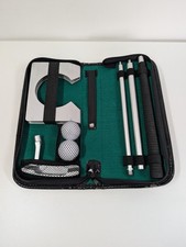 Executive Portable Putting Practice Set - Putter, Balls And Golf Hole