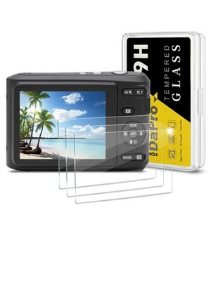 iDaPro 3Pcs FZ45 Screen Protector for Kodak Pixpro FZ55 FZ43 Clear 