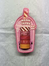 Washi Tape Set 5x5M Pink Candy Style Decorative Tape for Journals