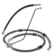 Front Brake Hose Line Pipe Kit For Yamaha Grizzly 400 4x4 Auto YFM400 2007-2008