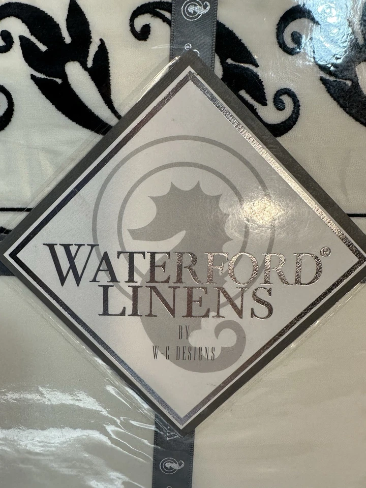 Sábana plana Waterford Linens Sheffield Queen Foto 3 de 4