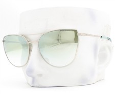 Armani Exchange Sunglasses Shiny Silver Green Mirrored AX 2045S 6043W0 No Case