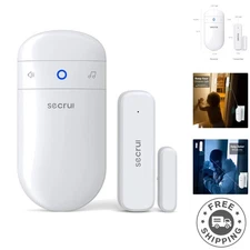 Battery-Powered Door Chime with Adjustable Volume & 52 Timeless Chimes - White