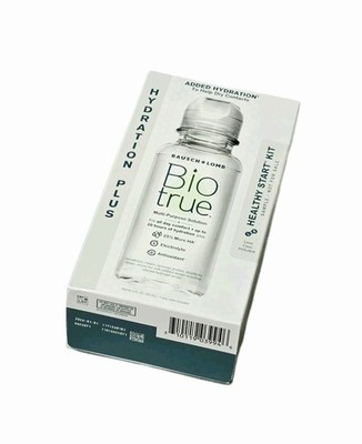BAUSCH + LOMB Biotrue Contact Lens Solution 2oz Box Travel Size Exp 1/2026 USA 