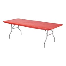 Kwik-Covers 6' Rectangular Plastic Table Covers 30" x 72" 6 Feet , Bundle of...