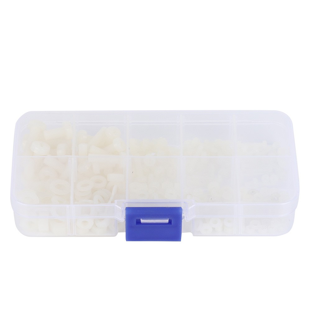 270pc Nylon Screw Nut Washer Assortment Kit Hardware Fasteners For Long Term Use
