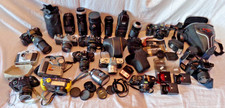 CANON OLYMPUS TOPCON SONY YASHICA PENTAX AGFA GRANDE LOTTO MATERIALE FOTOGRAFICO