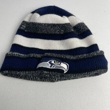 Seahawks Striped Beanie